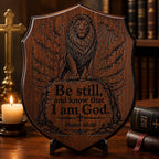 Be Still Lion SVG, Psalm 46:10 Christian Laser Engraving File