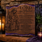 Psalm 23 Shepherd SVG, Christian Laser Engraving File