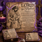 Psalm 23 Shepherd SVG, Christian Laser Engraving File
