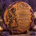 Psalm 23 Shepherd SVG, Christian Laser Engraving File