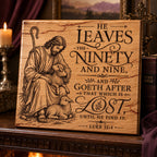 Lost Sheep SVG, Luke 15:4 Christian Laser Engraving File