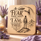 Faith Over Fear SVG, Isaiah 41:10 Bible Verse, Christian Laser Engraving File