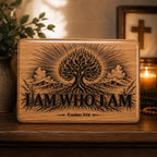 I Am Who SVG, Exodus 3:14 Burning Bush Design (Digital Download)