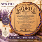 Psalm SVG Bundle, Psalms 23 46 91 Bible Verse Designs, Full Psalm Laser Engraving Files