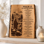 Psalm 23 SVG Laser Engraving File, Christian Shepherd Bible Verse (Digital Download)