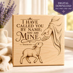 Isaiah 43:1 SVG, I Have Called You By Name Scripture Art (Digital Download)