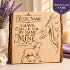 Personalized Christian SVG, Isaiah 43:1 Called By Name, Custom Name Faith Gift, Laser Engraving Wood Sign