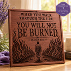 Isaiah 43:2 Bible Verse SVG Through the Fire Design