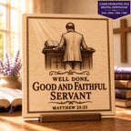 Matthew 25:23 Pastor Appreciation SVG Well Done Good and Faithful Servant Laser Engraving File