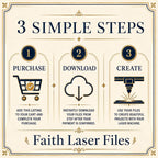 Matthew 25:23 Pastor Appreciation SVG Well Done Good and Faithful Servant Laser Engraving File