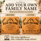 Numbers 6 24–26 SVG Bless This Home Bible Verse Design