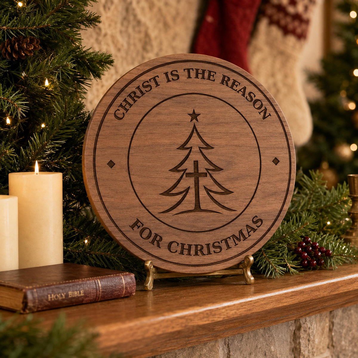Christ Is the Reason for Christmas SVG & PNG, Christian Laser Engraving File
