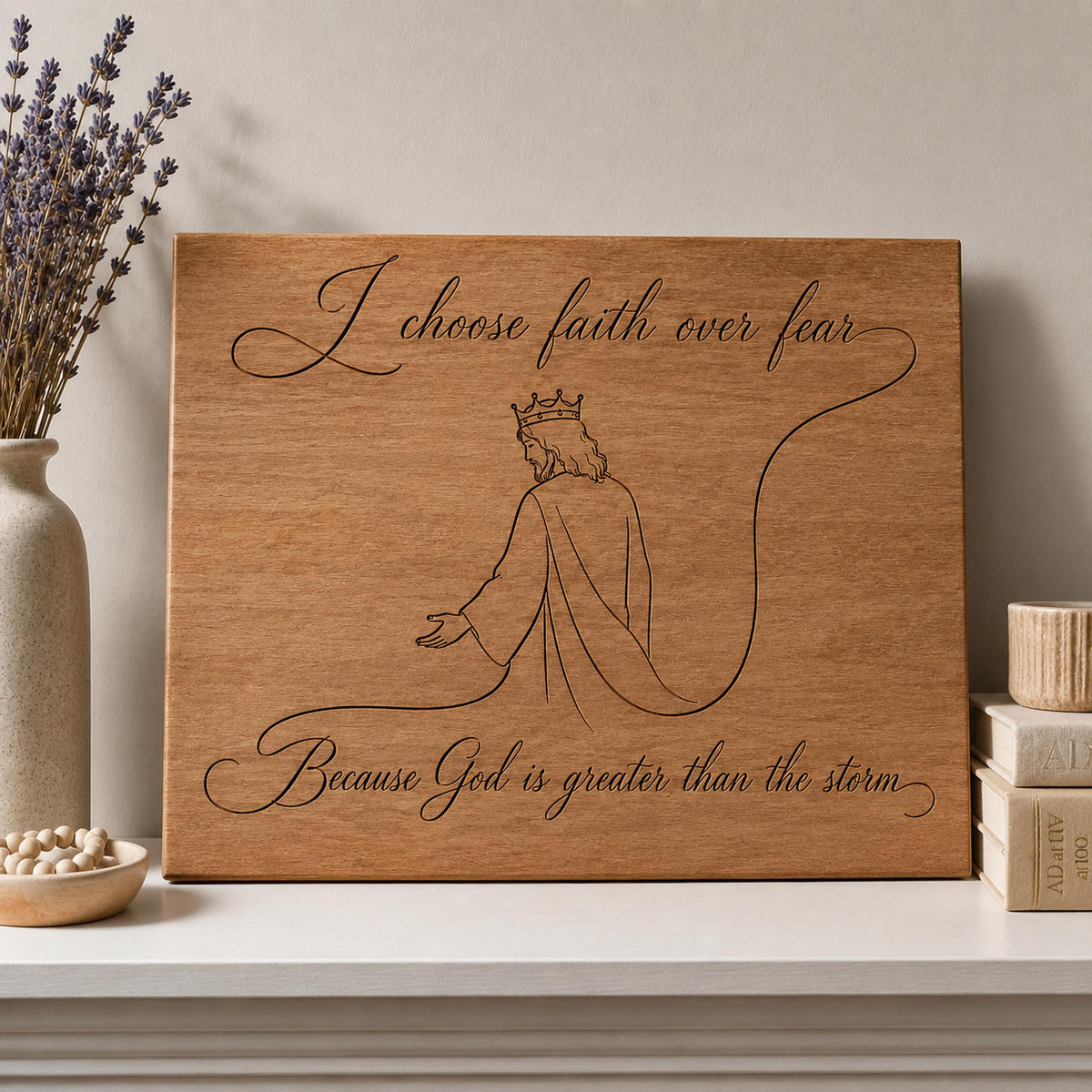 Christian Faith SVG + Printable Jesus Crown Line Art