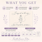 Faith SVG + Printable Trust in God Jesus Line Art