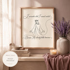 Faith SVG + Printable God Is in Control Jesus Line Art