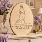 God Is Within Her SVG & PNG, Christian Woman Laser Engraving File, Psalm 46:5