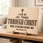 Philippians 4:13 SVG, I Can Do All Things, Christian Bible Verse, Faith PNG
