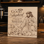 Good Shepherd SVG, John 10:11 Bible Verse Laser Engraving Design (Digital Download)