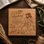 Good Shepherd SVG, John 10:11 Bible Verse Laser Engraving Design (Digital Download)