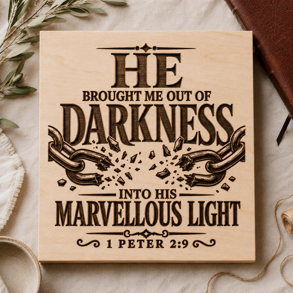 1 Peter 2:9 Bible Verse Svg, Christian Png Broken Chains Design (Digital Download)