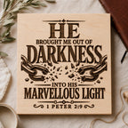 1 Peter 2:9 Bible Verse Svg, Christian Png Broken Chains Design (Digital Download)
