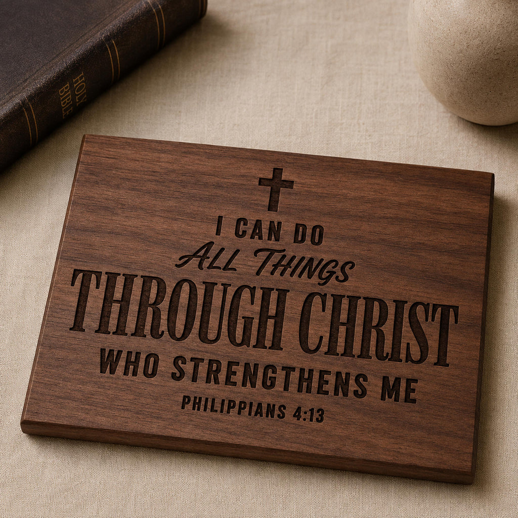Philippians 4:13 SVG, I Can Do All Things, Christian Bible Verse, Faith PNG
