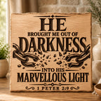 1 Peter 2:9 Bible Verse Svg, Christian Png Broken Chains Design (Digital Download)