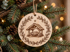 Christmas Nativity Ornament SVG Bundle - 4 Designs Laser File