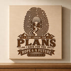Jeremiah 29:11 SVG, Hope and a Future Bible Verse, Christian Laser Engraving File