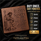 Lost Sheep SVG, Luke 15:4 Christian Laser Engraving File