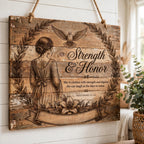 Proverbs 31:25 Strength & Honour SVG, Christian Wall Art, Laser Engraving File (Digital Download)