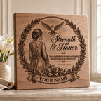 Proverbs 31:25 Strength & Honour SVG, Christian Wall Art, Laser Engraving File (Digital Download)