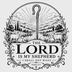 Psalm 23 SVG, The Lord Is My Shepherd Design for Laser Engraving